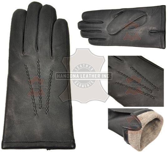 Sheep Leather Fashion Gloves