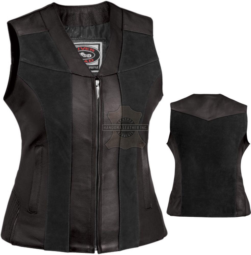 Women Leather Vest