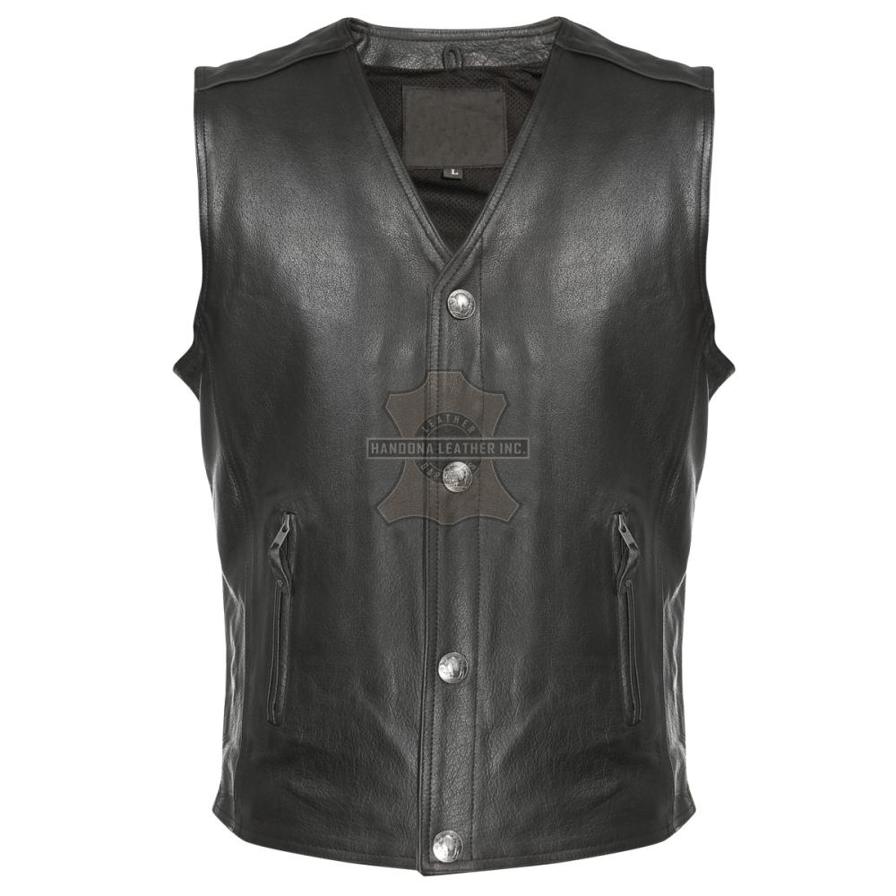 Men Leather Vest