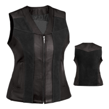 Women Leather Vest