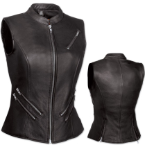 Women Leather Vest