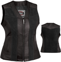 Women Leather Vest